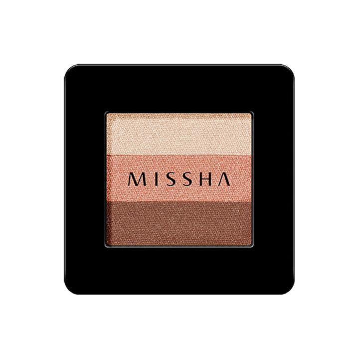 MISSHA Triple Shadow Easy Gradient Eyeshadow with Argan Oil MAKEUP, Eyes, Eyeshadow, K-Beauty Eyeshadow, Gradient Eye Makeup, Argan Oil Makeup, Easy Application Eyeshadow, Korean Beauty Eyes, Shimmer Eye Shadow, Buildable Pigment
