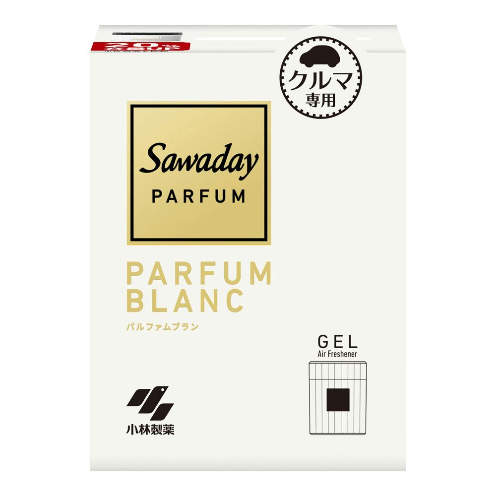 KOBAYASHI Sawaday Car Gel Parfum 110g - Blanc