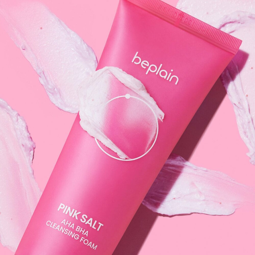 beplain Pink Salt AHA BHA Cleansing Foam 120ml cleansing-foam, new, Niacinamide, SKIN CARE, Cleansers, Face Wash
