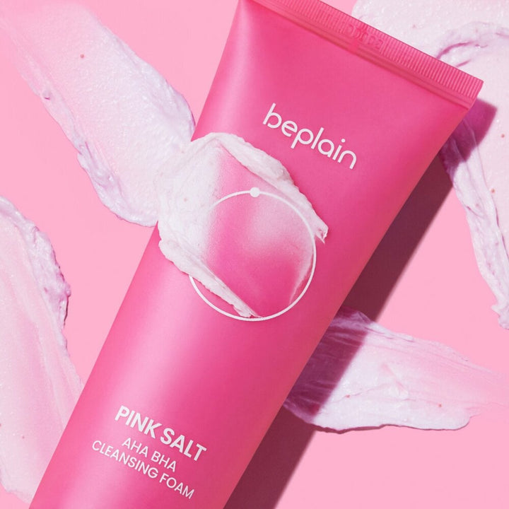 beplain Pink Salt AHA BHA Cleansing Foam 120ml cleansing-foam, new, Niacinamide, SKIN CARE, Cleansers, Face Wash