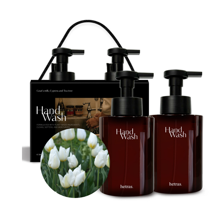 hetras Perfumed Bubble Hand Wash Hotel Wood 515ml x 2