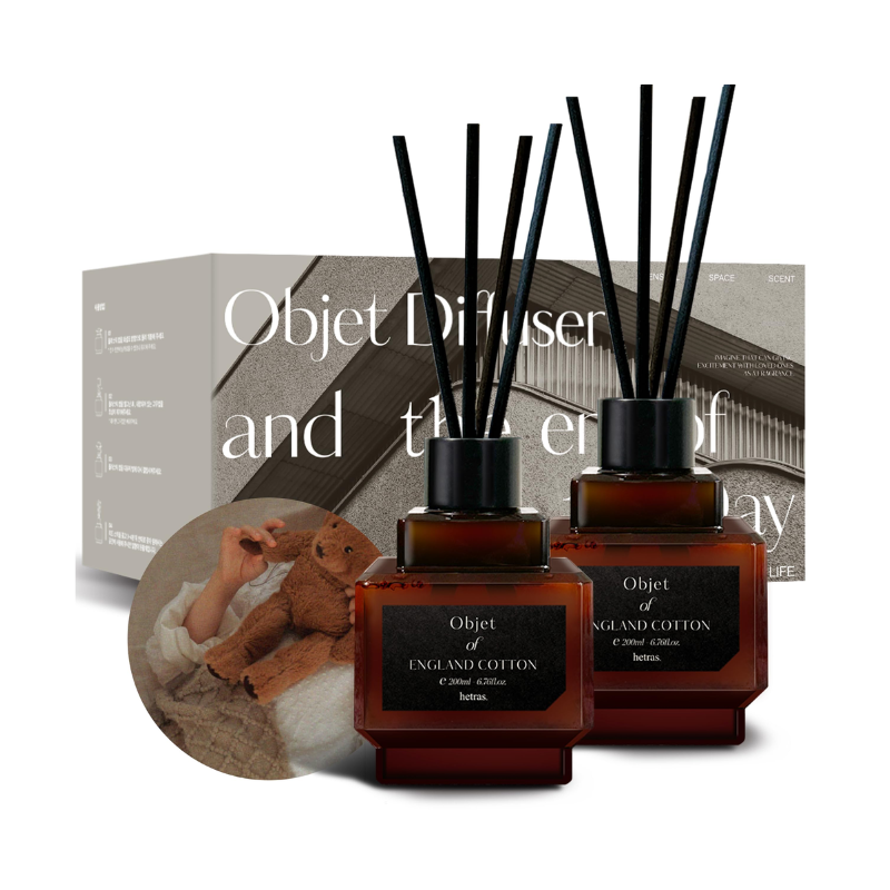 HETRAS Objet Diffuser 200ml x 2