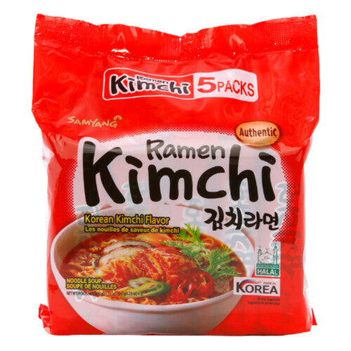 Samyang Kimchi Ramen Noodle Soup (5x120g)