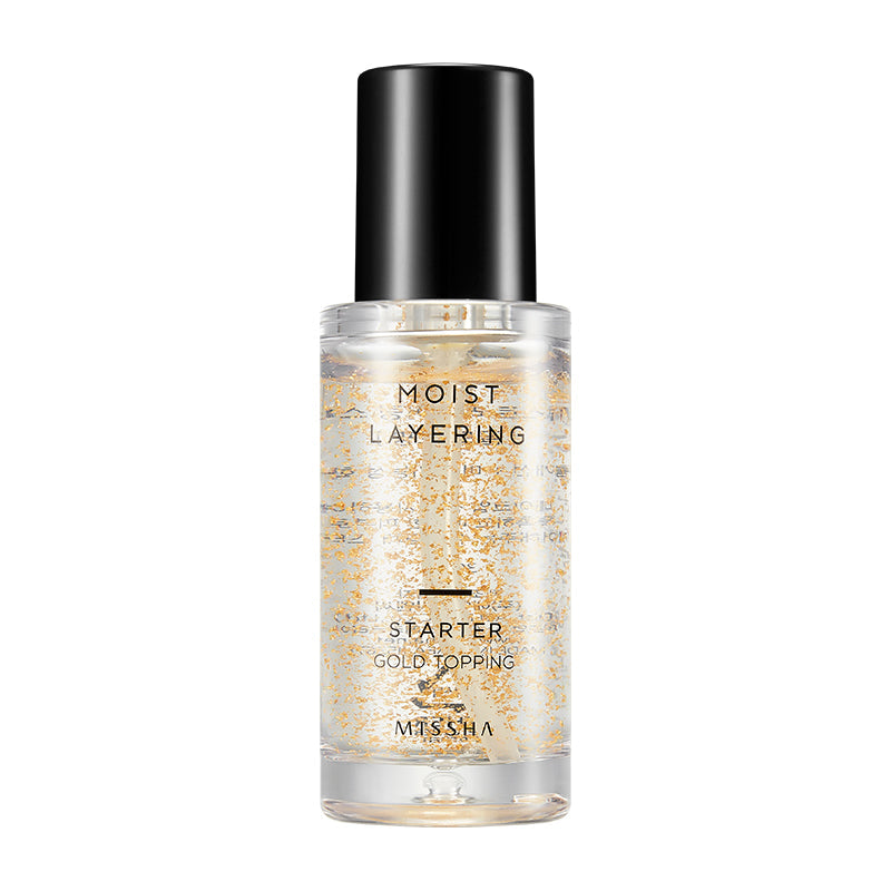 MISSHA Moist Layering Starter Gold Topping Hydrating Primer 30ml MAKEUP, Face, Primer, Hydrating Primer, K-Beauty Base Makeup, Dewy Finish, Hyaluronic Acid, Skin Radiance, Korean Primer, Glowy Skin