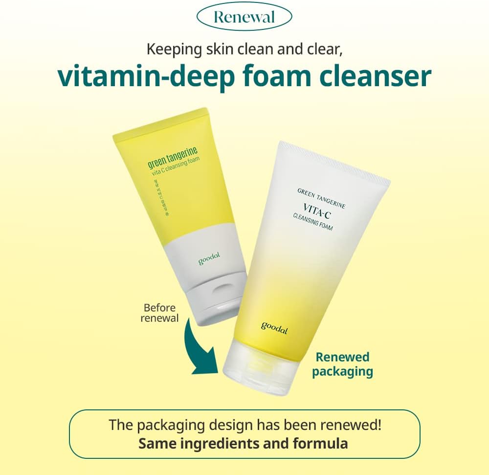 GOODAL Green Tangerine Vita C Cleansing Foam 150ml