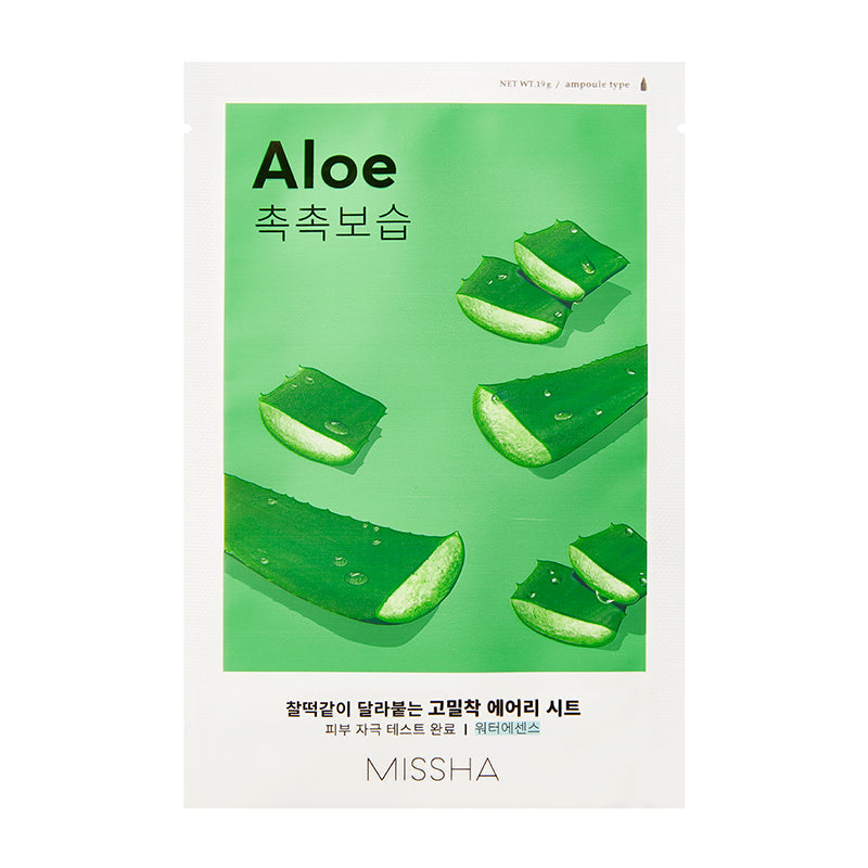 MISSHA Airy Fit Sheet Mask Aloe Soothing Moisturizing 1 Sheet