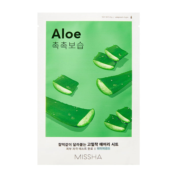 MISSHA Airy Fit Sheet Mask Aloe Soothing Moisturizing 1 Sheet