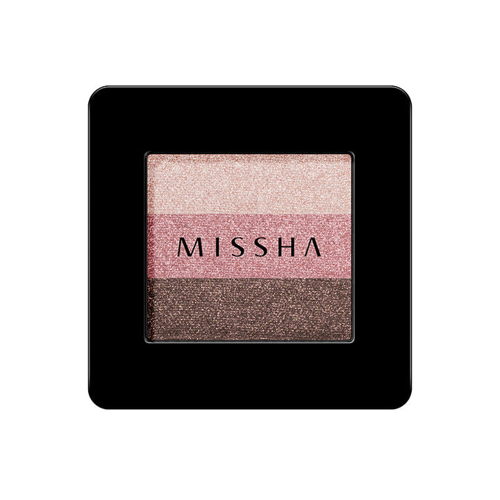 MISSHA Triple Shadow Easy Gradient Eyeshadow with Argan Oil MAKEUP, Eyes, Eyeshadow, K-Beauty Eyeshadow, Gradient Eye Makeup, Argan Oil Makeup, Easy Application Eyeshadow, Korean Beauty Eyes, Shimmer Eye Shadow, Buildable Pigment