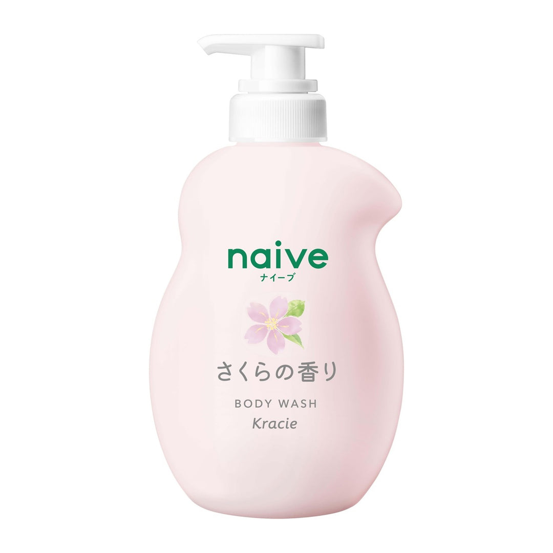 KRACIE Naive Body Wash 530ml - Sakura