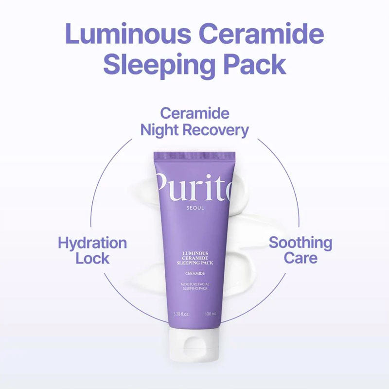 Purito Luminous Ceramide Sleeping Pack Ceramide 80ml