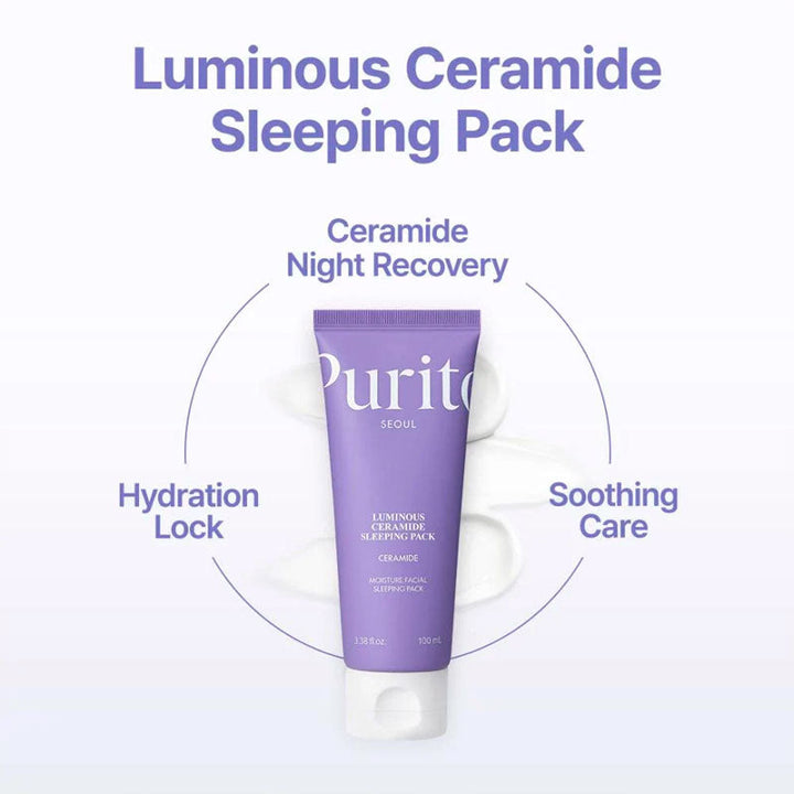 Purito Luminous Ceramide Sleeping Pack Ceramide 80ml