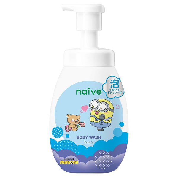 KRACIE Naive Foaming Body Wash Minions 600ml