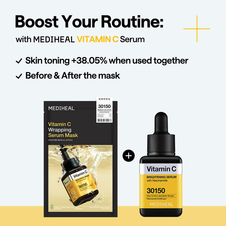 Vitamin C Wrapping Serum Mask __label:Bestseller, cgetc, SKIN CARE, Treatments, Serum & Essence