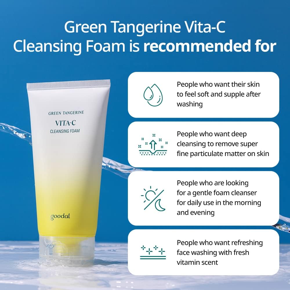 GOODAL Green Tangerine Vita C Cleansing Foam 150ml