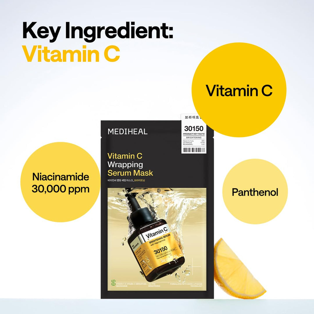 Vitamin C Wrapping Serum Mask __label:Bestseller, cgetc, SKIN CARE, Treatments, Serum & Essence