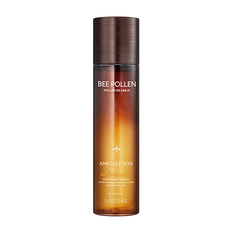 MISSHA Bee Pollen Renew Ampoule Skin Hydrating Toner 150ml SKIN CARE, Toners, Korean Hydrating Toner, Bee Pollen Skincare, Missha Toner, Dry Skin Hydration, Skin Barrier Support, Dewy Skin Kbeauty, Ampoule Toner