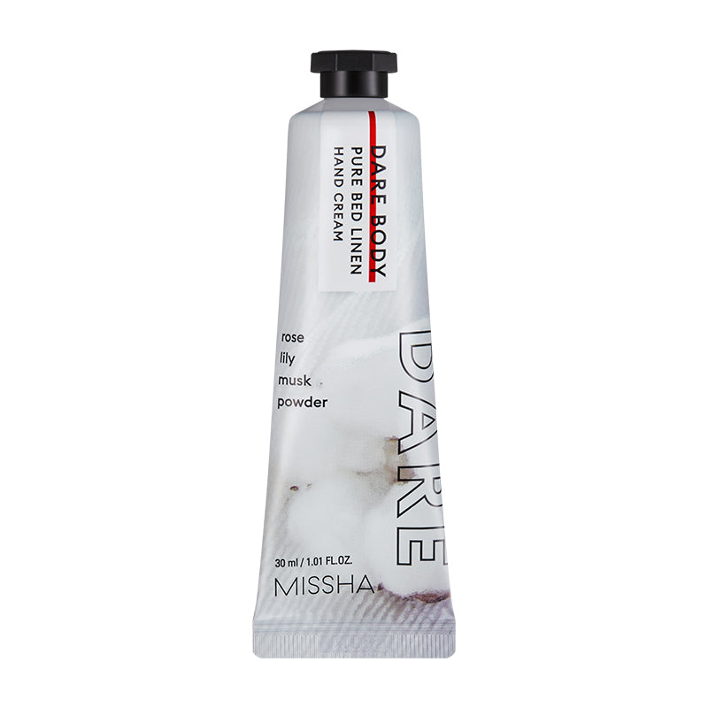 MISSHA Dare Body Hand Cream Hydrating Nourishing 30ml BODY CARE, Body Moisturizers, Hand Cream, Korean Hand Cream, Shea Butter, Centella Asiatica, Cica Hand Cream, Hydrating Hand Care, Skin Barrier Support, Dry Hand Solution
