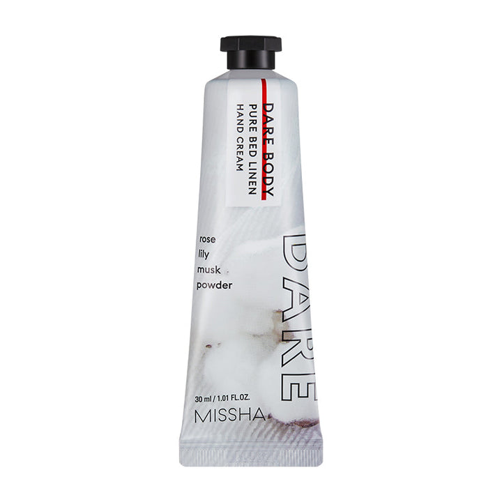 MISSHA Dare Body Hand Cream Hydrating Nourishing 30ml BODY CARE, Body Moisturizers, Hand Cream, Korean Hand Cream, Shea Butter, Centella Asiatica, Cica Hand Cream, Hydrating Hand Care, Skin Barrier Support, Dry Hand Solution