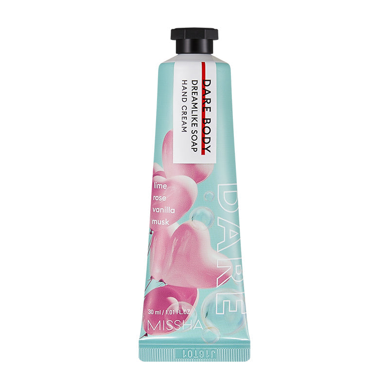 MISSHA Dare Body Hand Cream Hydrating Nourishing 30ml BODY CARE, Body Moisturizers, Hand Cream, Korean Hand Cream, Shea Butter, Centella Asiatica, Cica Hand Cream, Hydrating Hand Care, Skin Barrier Support, Dry Hand Solution