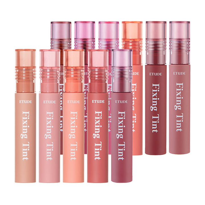 Etude House Fixing Tint Matte Hydrating Lip Tint 4g MAKEUP, Lips, Lip Tint, K-Beauty Lip Tint, Matte Lip Makeup, Hydrating Lip Stain, Long-lasting Tint, Etude House, Velvet Finish, Vegan Lip Product