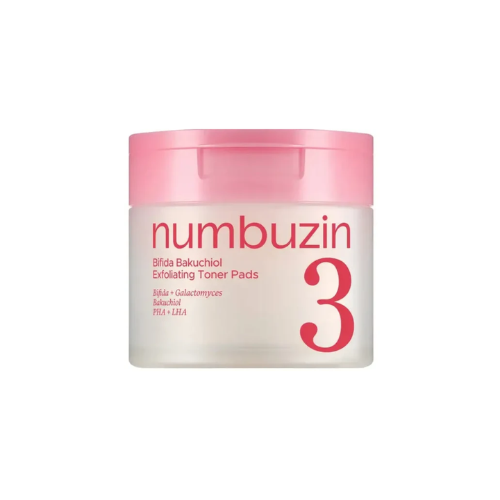 Numbuzin No.3 Bifida Bakuchiol Exfoliating Toner Pads 190ml / 70 pads SKIN CARE, Toners, Toner Pads