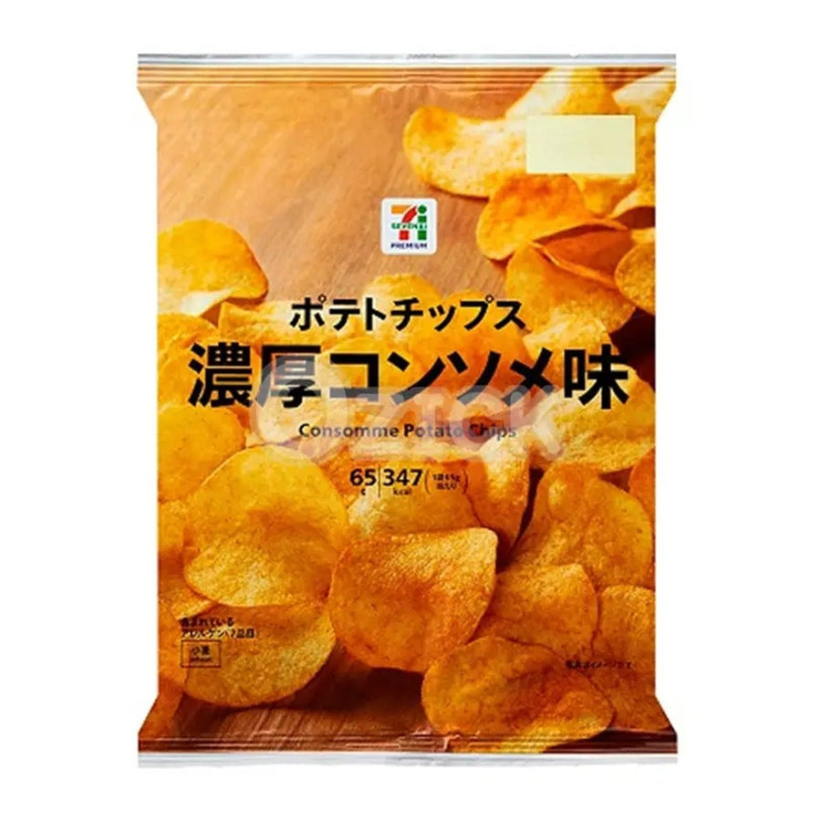 711 Potato Chips Thick Consomme Flavor 65g