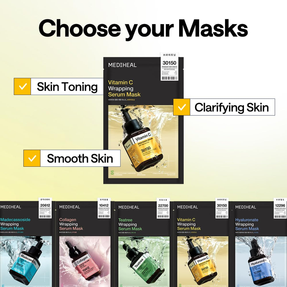 Vitamin C Wrapping Serum Mask __label:Bestseller, cgetc, SKIN CARE, Treatments, Serum & Essence