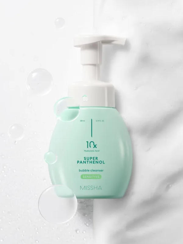 MISSHA Super Panthenol Bubble Cleanser Calming Hydrating 200ml