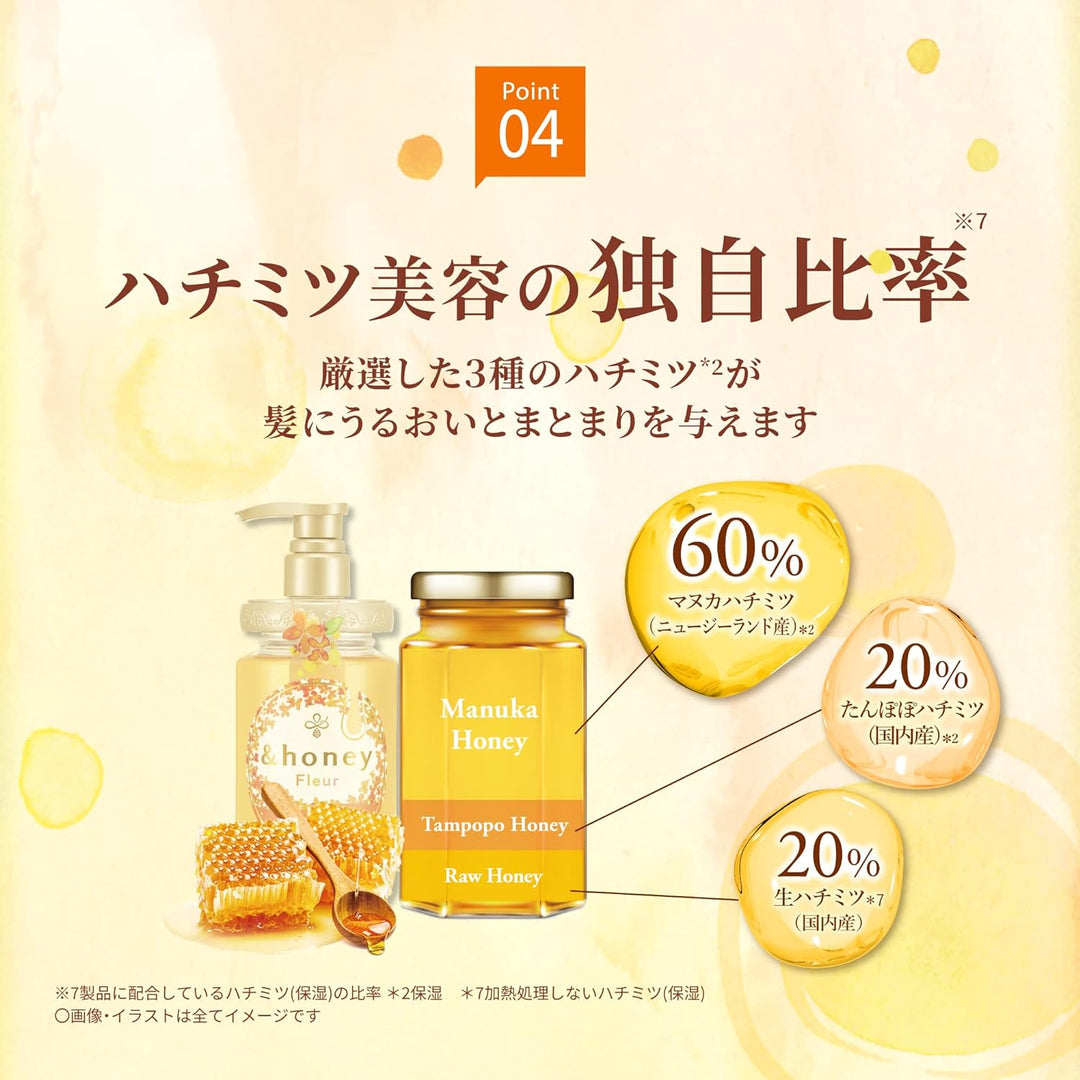 &HONEY Fleur Kinmokusei Moist Shampoo 1.0 450g