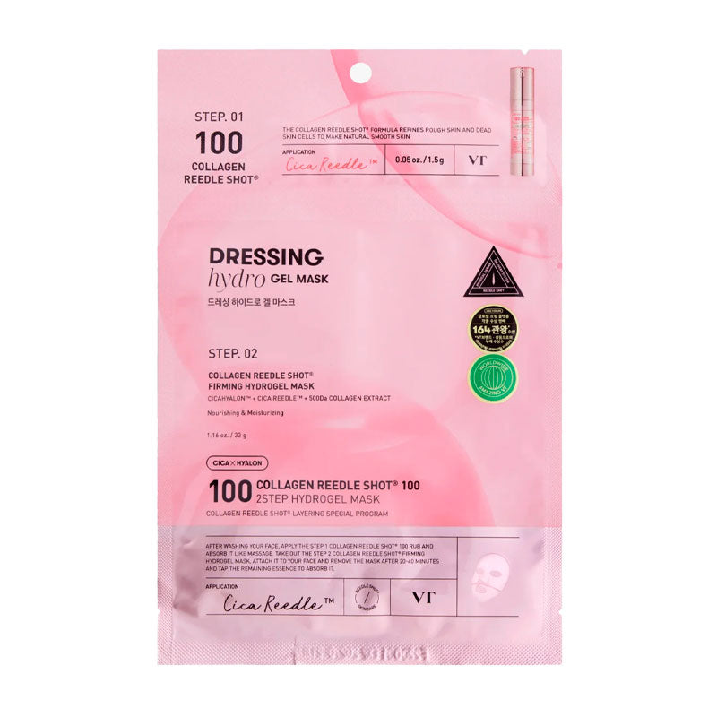 VT Cosmetics Collagen Reedle Shot 100 2Step Mask 15g25g