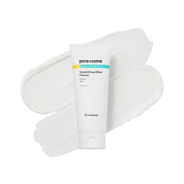Dr.nineteen PoreXsome VitaAHA Dual Effect Cleanser 150ml SKIN CARE, Cleansers, Face Wash