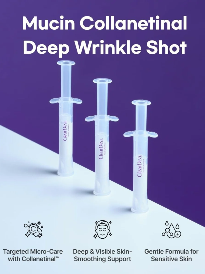 ClearDea Mucin Collanetinal Deep Wrinkle Shot 4ml x 5 SKIN CARE, Treatments, Serum & Essence