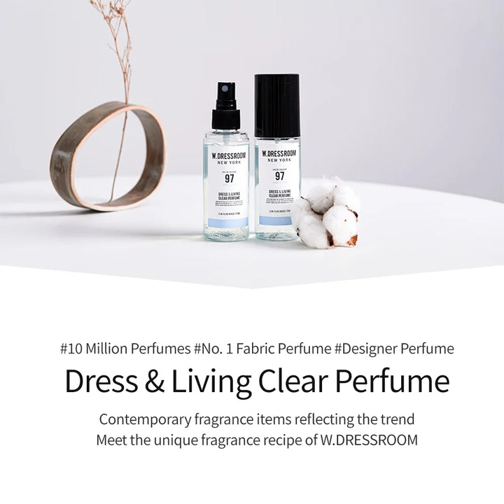 W.DRESSROOM Dress & Living Clear Perfume 70ml - No.97 April Cotton