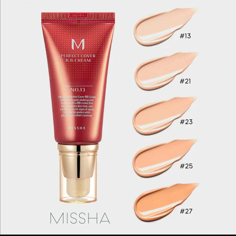 MISSHA M Perfect Cover BB Cream 50ml-10 Colors