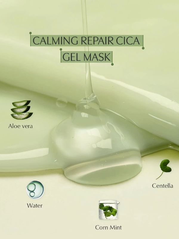 LUVUM Calming Repair Cica Gel Mask 33g SKIN CARE, Toners