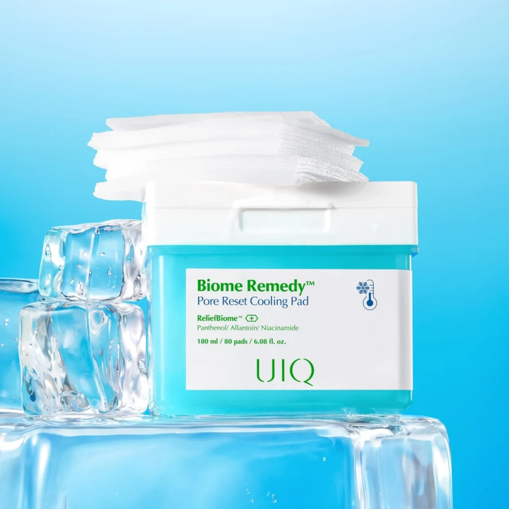 UIQ Biome Remedy™ Pore Reset Cooling Pad 80 pads SKIN CARE, Toners, Toner Pads