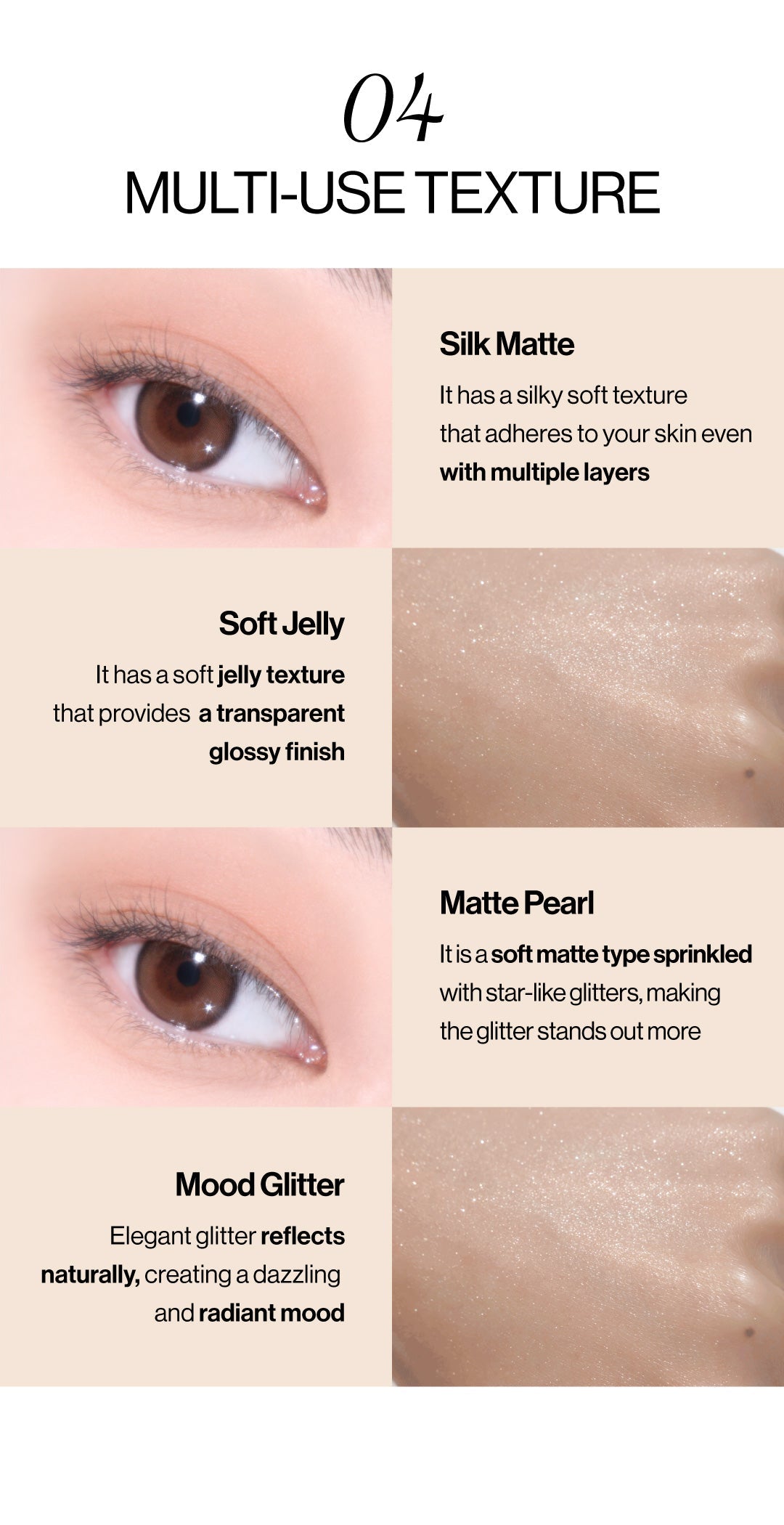 unleashia Mood Shower Eye Palette eyeshadow 4g