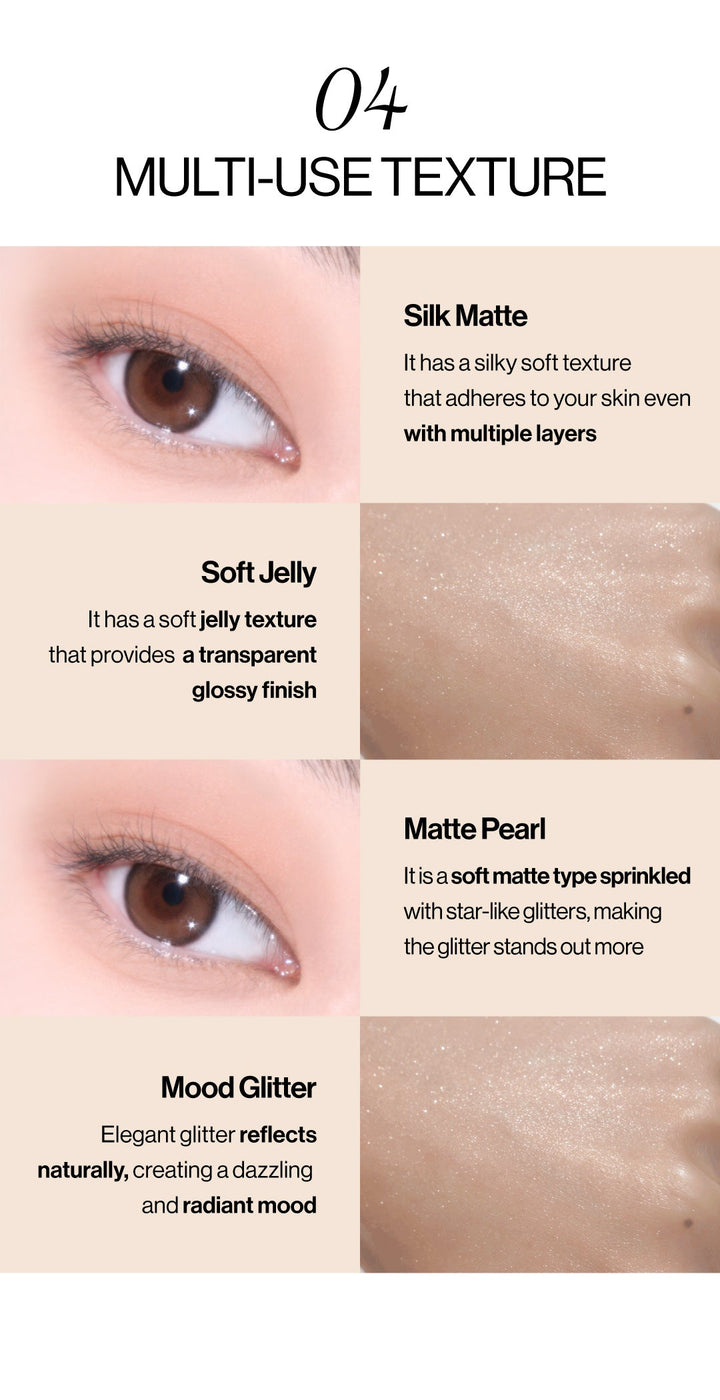 unleashia Mood Shower Eye Palette eyeshadow 4g