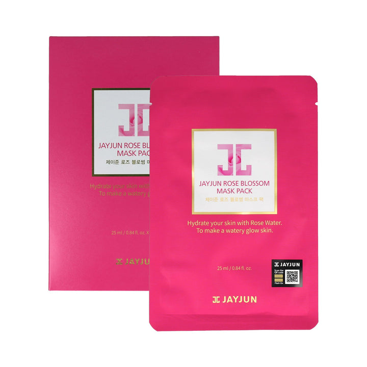 JAYJUN Rose Blossom Mask Sheet 10 sheets pack-mask, SKIN CARE, Cleansers, Face Wash