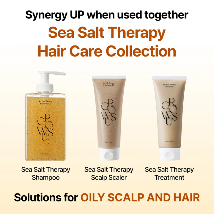 GROWUS Sea Salt Therapy Shampoo 500ml HAIR CARE, Shampoo & Conditioner, Shampoo