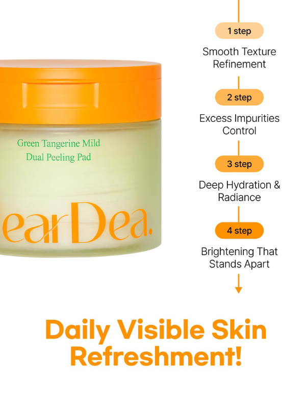 ClearDea Mild Dual Peeling Pad Exfoliating Care 140ml 50 pads
