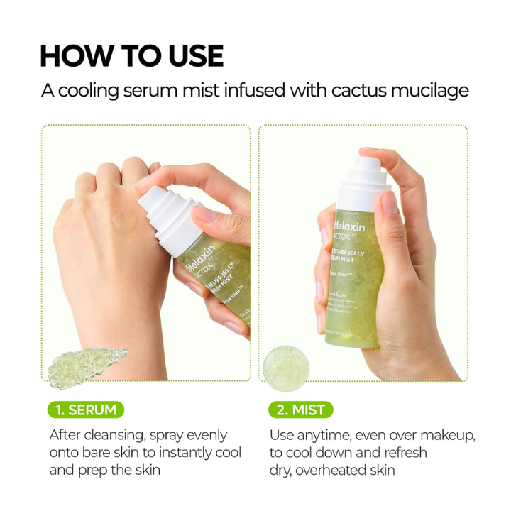 Dr.Melaxin Cactox Pore Relief Jelly Serum Mist 80ml SKIN CARE, Treatments, Serum & Essence