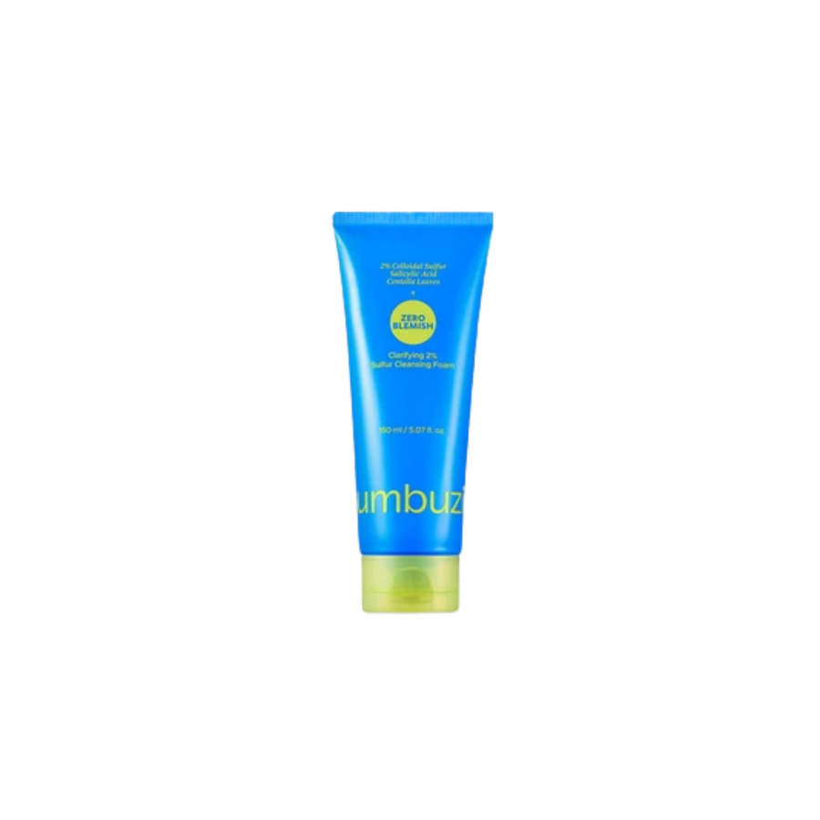 numbuzin Zero Blemish Clarifying 2% Sulfur Cleansing Foam 150ml SKIN CARE, Cleansers, Face Wash