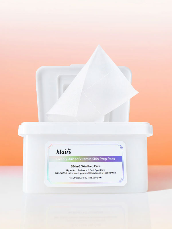 DEAR KLAIRS Vitamin Skin Prep Pads Exfoliating Hydrating 290ml 80pads