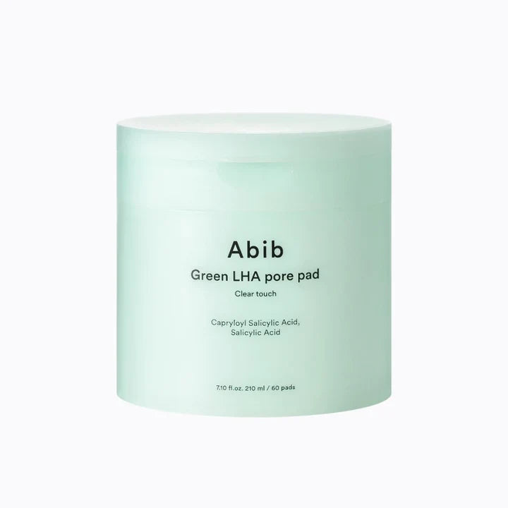 Abib Green LHA Pore Pad Clear Touch 210ml*60P new, Pore Pad, vegan, SKIN CARE, Toners, Toner Pads