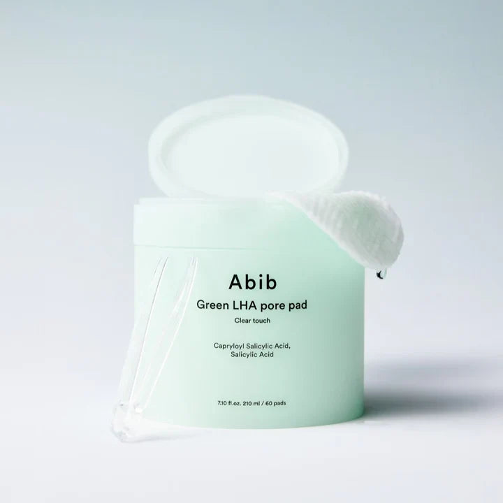 Abib Green LHA Pore Pad Clear Touch 210ml*60P new, Pore Pad, vegan, SKIN CARE, Toners, Toner Pads