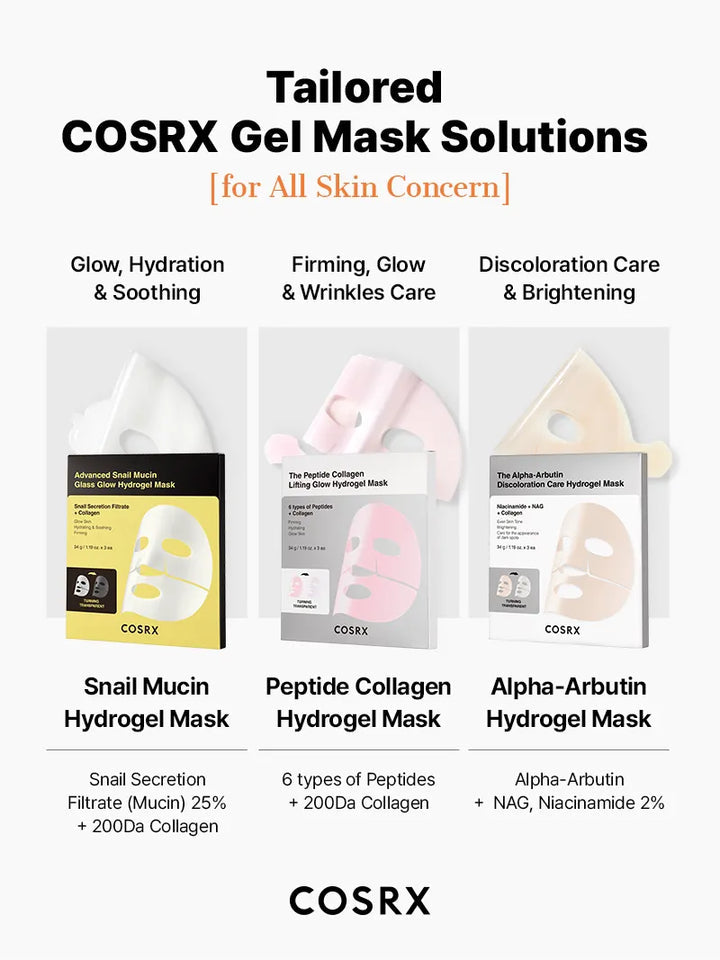 COSRX The Alpha-Arbutin Discoloration Care Hydrogel Mask
