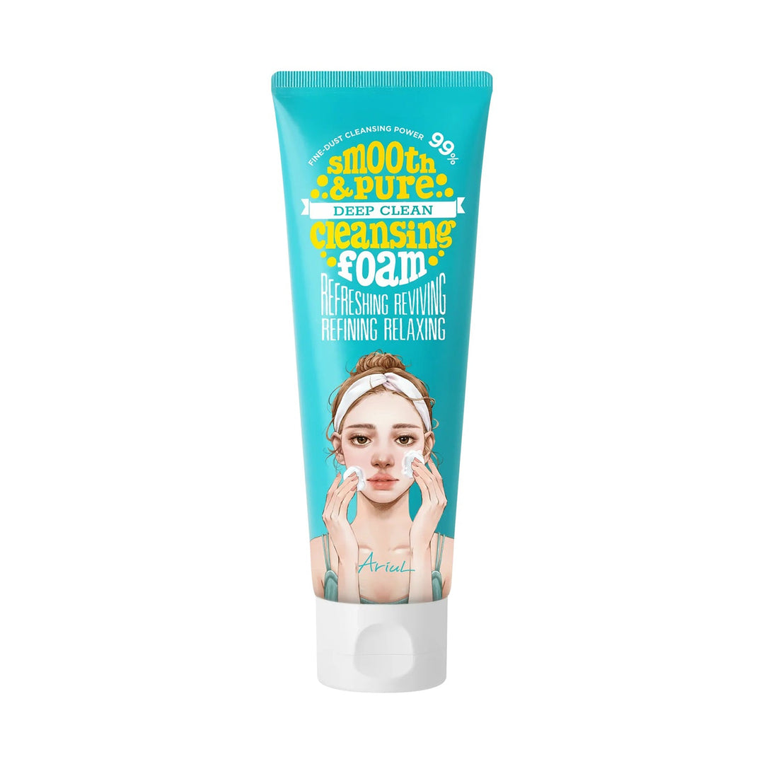 Ariul Smooth & Pure Cleansing Foam 120ml new, SKIN CARE, Cleansers, Face Wash