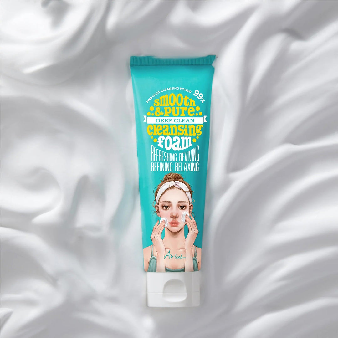 Ariul Smooth & Pure Cleansing Foam 120ml new, SKIN CARE, Cleansers, Face Wash