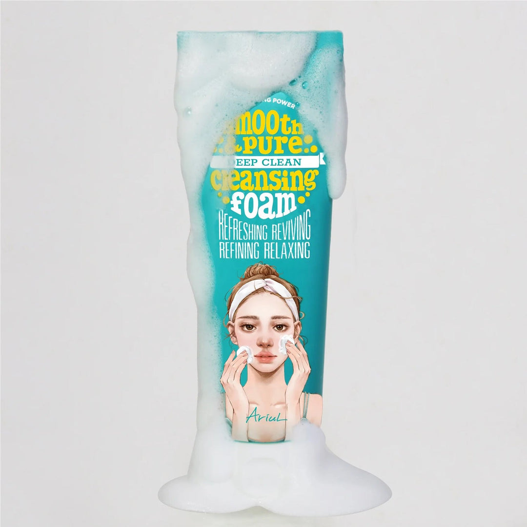 Ariul Smooth & Pure Cleansing Foam 120ml new, SKIN CARE, Cleansers, Face Wash